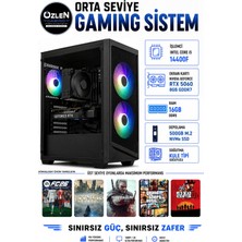 Özlen XL8 İ5 14400F RTX 5060 8GB 16GB DDR5 RAM 500GB M.2 SSD Oyuncu Bilgisayarı