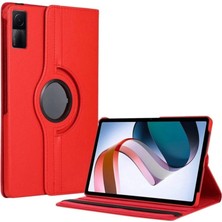Fırsatkolik Xiaomi Redmi Pad Se 4g Kılıf 360 Tablet Deri Kılıf - Kırmızı