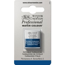 Winsor & Newton : Professional : Yarım Tablet Sulu Boya : Phthalo Turquoise