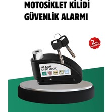Kentex Mey Ithalat® Titreşim Sensörlü Alarm Disk Kilidi Motosiklet Scooter Bisiklet