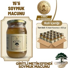 15 x 420 gr Soymuk Özlü Beyaz Macun Yalamuk Kastamonu Kozalak Giritli Metin Efendi