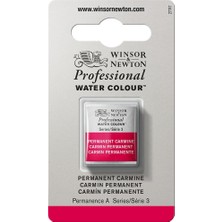 Winsor & Newton : Professional : Yarım Tablet Sulu Boya : Permanent Carmine