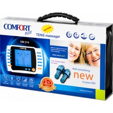 MEDEVRELF Comfort Plus DM-214 Konuşan 2 Kanallı Tens Cihazı (Terlikli ve Adaptörlü)