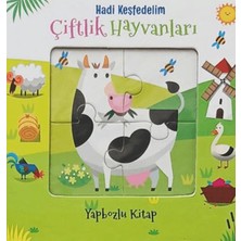 Hadi Keşfedelim - Çiftlik Hayvanları Yapbozlu Karton Kitap