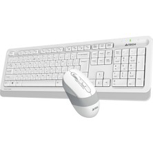 A4Tech A4 Tech FG1010 Q 2.4 Ghz USB Beyaz Klavye+Mouse Kablosuz Set