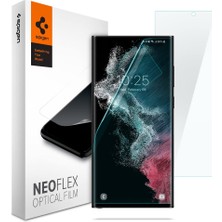 1001 Galaxy S22 Ultra ile Uyumlu Film Ekran Koruyucu Neo Flex Hd (2 Adet) Şeffaf - AFL04137 (Spigen Tr G