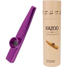 1001 MK-01P Metal Kazoo Kutulu Alüminyum Alaşım Mor