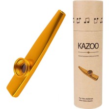 1001 MK-01Y Metal Kazoo Kutulu Alüminyum Alaşım Sarı