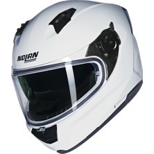 1001 N60-6 Classico Kapalı Motosiklet Kaskı 305 Metalik Beyaz Xxl | Kolay Montaj, Optimize Havalandırm