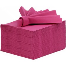1001 Airlaid Peçete 40X40 cm (Açık Ölçü) – 20X20 cm Katlı, 50’li Paket, Kumaş Dokulu, Hijyeni