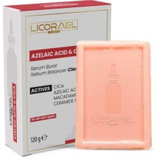 1001 Licorael Azelaic Acid & Cıca Sabunu - Temizleyici, Sebum Dengeleyici, Yatıştırıcı, 120G – Tü