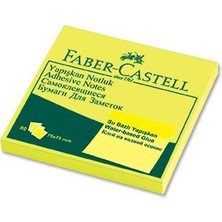 1001 5089565434 Yapışkan Notluk 75 x 75MM, Fosforlu Sarı