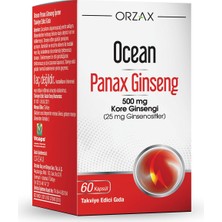 1001 Orzax Ocean Panax Ginseng 500 Mg 60 Kapsül