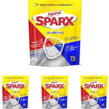 1001 Sparx Diamond Bulaşık Makinesi Kapsülü 72 Adet (4 Paketi)