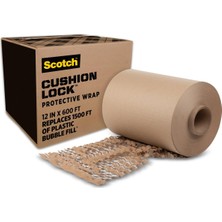1001 Minder Kilidi Koruyucu Sargı, 30,48 cm x 182,88 M, Sürdürülebilir Paketleme Çözümü, Makas ve