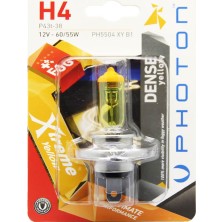 1001 Ampul H4 12V 60/55W Xtreme Yellow (Tekli Blister) Pht PH5504 Xy B1