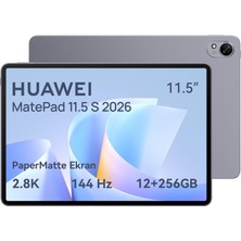 1001 Matepad 11.5 S 2026 Yeni Tablet, 2.8k 144 Hz Ultra Net Papermatte Ekran, 12 GB Ram + 256 GB Depolama