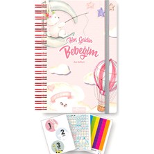 1001 Bebek Anı ve Anne Hamile Albümü Kız+ 241 Sticker