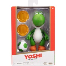 1001 Nintendo Super Mario Figür Yoshi W/egg Koleksiyon Kutusunda, 10 Cm, Çok Renkli