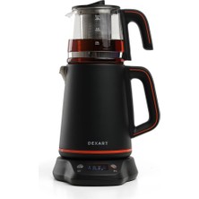 1001 DX-1321-BL Perfecttea Dijital Çay Makinesi, Siyah