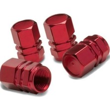 1001 Aee® Alüminyum Sibop Kapağı 4’lü Set – Hexagon Tasarım Metal Lastik Valf Kapağı Otomobil