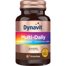 1001 Multidaily 30 Kapsül - Multivitamin&enerji - 13 Vitamin, 7 Mineral, Koenzim Q10, Rhodiola Ekstresi