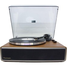 1001 Vegas Ahşap Retro Pikap - Dahili Hoparlörlü, Şarj Edilebilir, Bluetooth Bağlantılı, 3 Hızlı