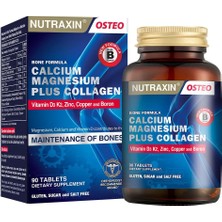 1001 Bone Formula Calcium Magnesium + Collagen – 90 Tablet: Tip I Kolajen, Kalsiyum, D Vitamini, Magnez