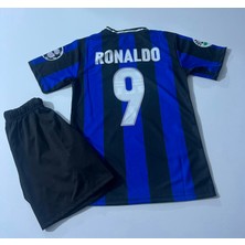 Taner Spor Ronaldo Nazario 98 Sezon Inter Çocuk Iç Saha Forması 2 Li Seti