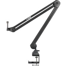 1001 N-PRO46 Yüksek Kaliteli Stüdyo Tipi Masa Mikrofon Standı Sehpası (46X46 Cm)