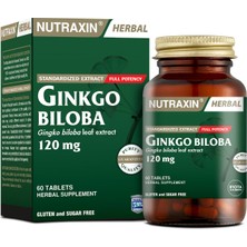 1001 Herbal Ginkgo Biloba+ 120 Mg 60 Tablet Takviye Edici Gıda