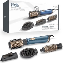 1001 Hava Üflemeli Döner Başlıklı Saç Şekillendirici Set Stylepro, 1000W, 4 Başlık, Iyon Teknol