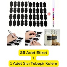 1001 25 Adet Kavanoz Baharat Kalemli Sticker Etiketi MIT1102