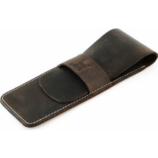 1001 Modica® Zey - Natürel Hakiki Deri Kalemlik (Kahverengi)
