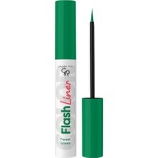 1001 Flash Liner Colored Eyeliner - 102 Forest Green - Renkli Likit Eyeliner