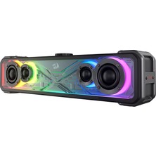 1001 GS817 Rgb Masaüstü Soundbar, Massive 30W Max Power, Dokunmatik Kontrol, Bluetooth 5.3 ve 3.5mm Aux