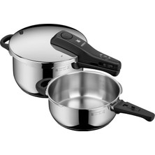 1001 Perfect One Pot 2 Parça Düdüklü Tencere Seti, 4,5 L ve 3 L, Indüksiyon Uyumlu, Cromargan® Yü