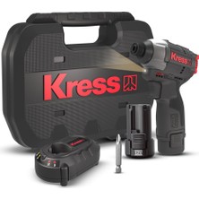 1001 KUB50.2 12VOLT 2.0AH Li-Ion Çift Akülü 140NM Kömürsüz Profesyonel Şarjlı Darbeli Tornavida