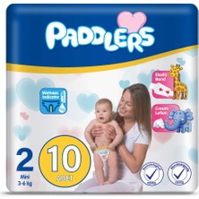 1001 Bebek Bezi 2 Numara Mini (3-6 Kg) 10 Adet – Deneme Paketi
