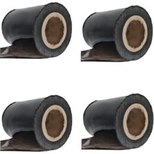 1001 Dilimli Siyah Palet Streç 10 cm 17 Mic. 400GR / 300MT. Siyah 4 Adet
