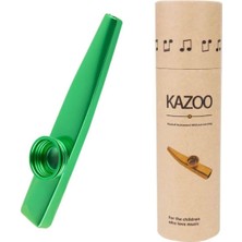 1001 MK-01G Metal Kazoo Kutulu Alüminyum Alaşım Yeşil