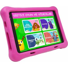 1001 8" IPS Ekran Android 13.0 A133P 1.8ghz Antişok Çocuk Tableti, Kids Tablet (4gb Ram - 64 GB Kapasit