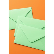 1001 Minik Zarf, 7x9 cm 25 Adet (Su Yeşili)