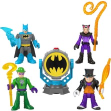 1001 Fisher Price Imaginext Dc Super Friends Bat-Tech Bat-Signal Figür Seti, 3-8y, HFD47