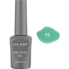 1001 Yeşil Kalıcı Oje 93-Yoğun Renk Veren Jel Oje 12 Ml-Nail Uv Gel Polish 93