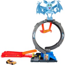 1001 Bat Döngü Saldırı Oyun Seti Hot Wheels Bat Döngü Saldırı Oyun Seti ve 1:64 Ölçekli Oyuncak