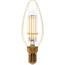 1001 Panasonic E14 Dim Edilebilir Filaman Lamba 4W 360LM 2000K Gold
