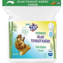 1001 Yedek Islak Tuvalet Kağıdı 500 Adet – Suda Dağılan Formül, Tuvalete Atılabilir Hijyenik Ref