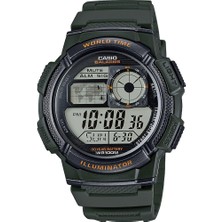 1001 Erkek Yetişkin AE-1000W-3AVDF Kol Saati Yeşil Standart