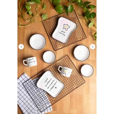 DNS Home Rione 8 Parça 2 Kişilik Kahvaltı Takımı Kahvaltılık Set